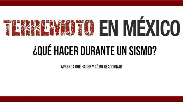 Foto 6 | En lo posible manténgase tranquilo y permanezca en el interior mientras dure el terremoto.