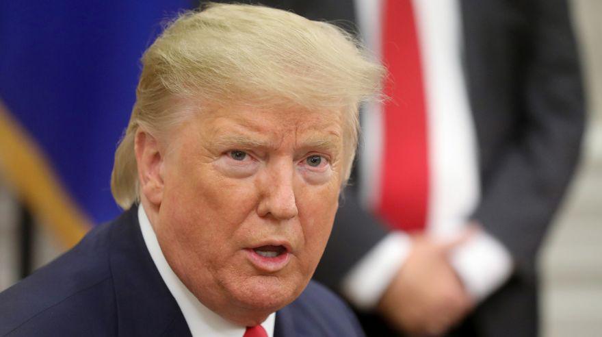 Donald Trump y su mensaje luego del ataque de Irán a bases estadounidenses en Irak. (Foto: Reuters).