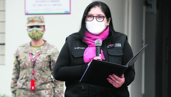 La ministra de Defensa, Nuria Esparch, hará un balance de su gestión. (Foto: Andina)