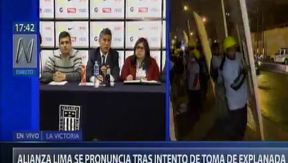 Alianza Lima anuncia medidas contra la iglesia evangélica que intentó tomar la explanada del estadio de Matute. (Video: Canal N)