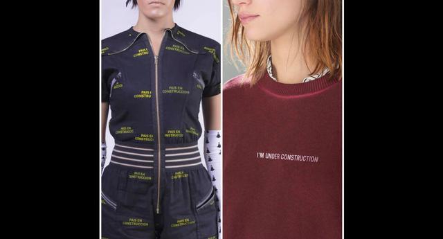 FOTO 3 | Izquierda: "País en Construcción" de Clandestina. Derecha: "Under Construction" de Zara.