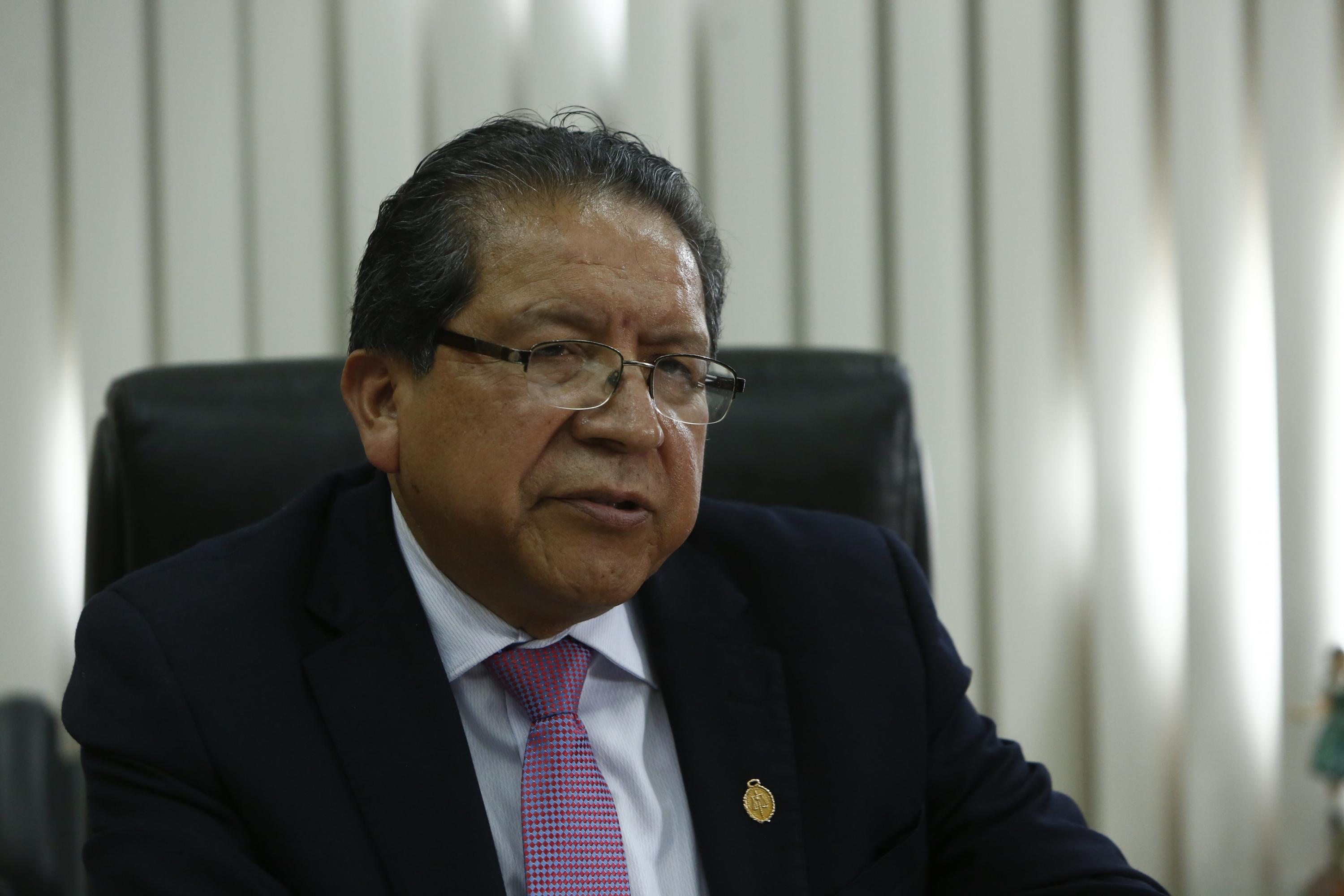 "No existe al momento el inicio de una investigación a Chavarry sobre su presunta pertenencia a la organización cuellos blancos, únicamente porque él no lo permite”, señaló Sánchez. (Foto: GEC)