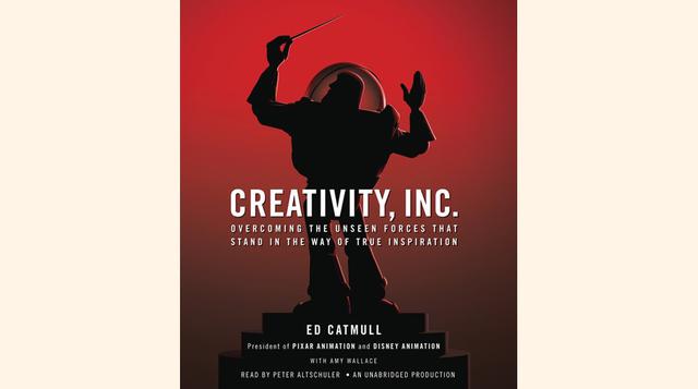 <b>"Creatividad, Inc."</b> por Ed Catmull y Amy Wallace Para inspirar una cultura de creatividad. duración 12 horas y 55 minutos. "Creatividad, Inc." ofrece tanto un detrás de las escenas de ver cómo una de las compañías más adorados y