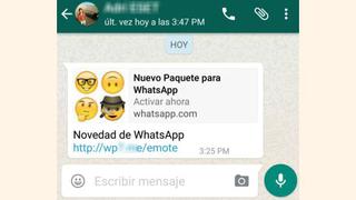 La nueva estafa de WhatsApp es a través de emoticones