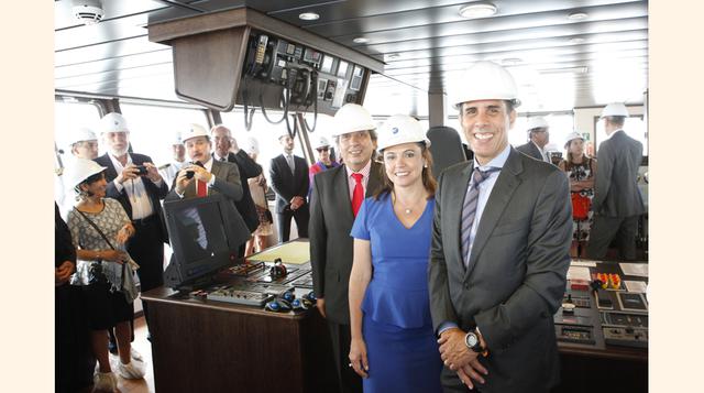 La presentación e inauguración de la embarcación Don Ole se realizó el jueves 14 de enero del 2016 en la Base Naval del Perú y contó con la presencia autoridades del Estado Peruano y altos funcionarios de Austral Group. (Foto: Cesar Salhuana)