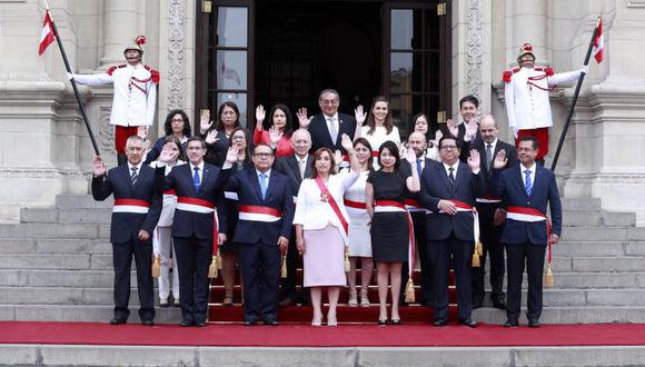 Se vienen cambios en gabinete de Alberto Otárola. Foto: Presidencia