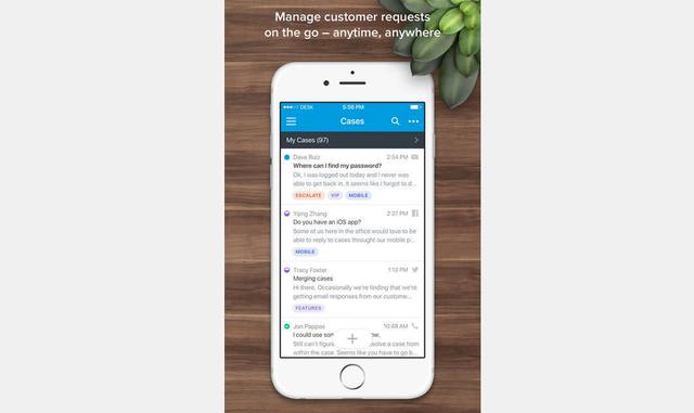 FOTO 8 | Se trata de una app que agiliza la atención a los clientes: a través de una lista única se gestiona las demandas de estos, independientemente del medio (vía e-mail, telefónica, redes sociales…). Es posible ver también las solicitudes de preguntas e información que tengas pendientes de contestar.