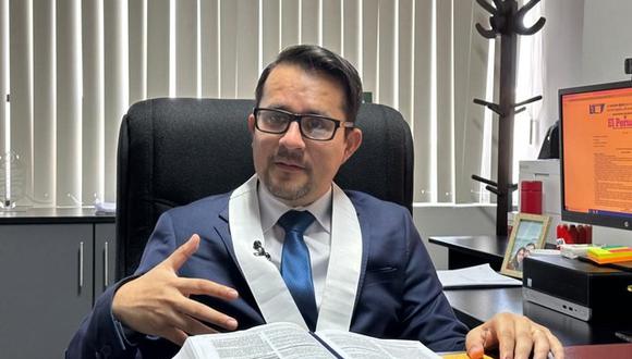 juez Jeans Velazco Hidalgo, titular del Décimo Cuarto Juzgado de Investigación Preparatoria de Lima. Foto: Poder Judicial