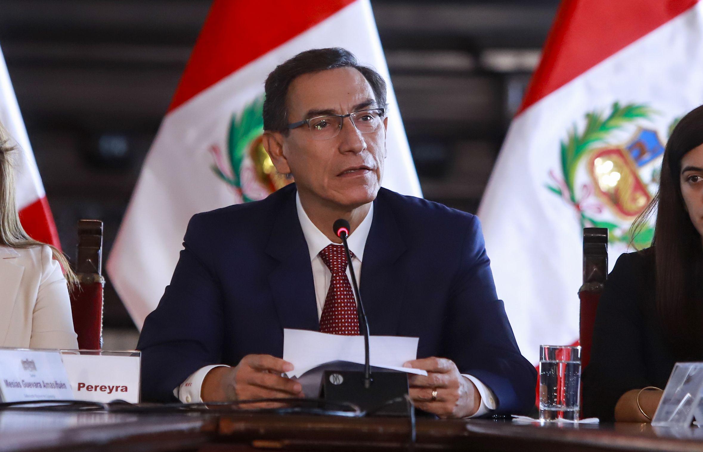 Martín Vizcarra señaló que el Ejecutivo no tuvo ninguna injerencia en el fallo que ordenó 15 meses de prisión preventiva contra Keiko Fujimori. (Foto: Presidencia Perú)
