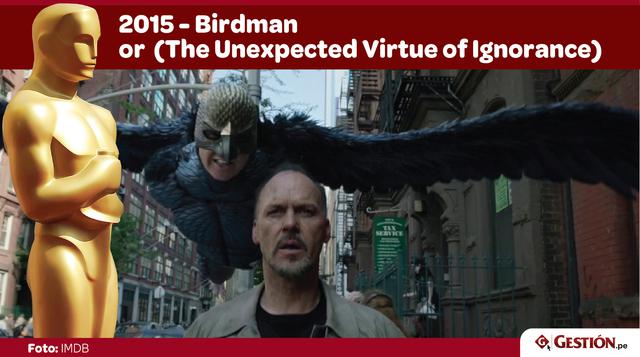 Birdman. Alejandro González Iñárritu decidió hacer una película en una sola toma (o que al menos lo parezca), y la verdad es que el trabajo de cinematografía de Lubezki es una joya para la vista. La cinta explora el conflicto interno de un actor por reviv