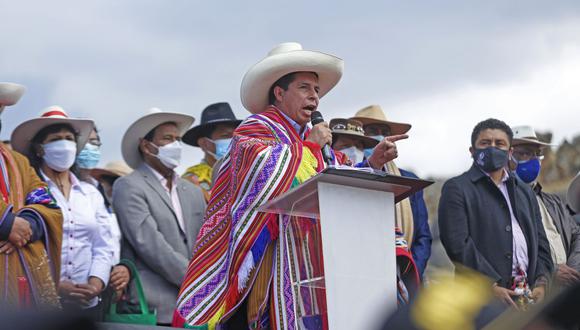 Pedro Castillo pronunció un discurso durante el lanzamiento de la segunda reforma agraria, desde la ciudad desde Cusco. (Foto: Presidencia)
