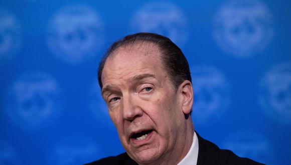 David Malpass, presidente del Banco Mundial. (Foto: AFP)