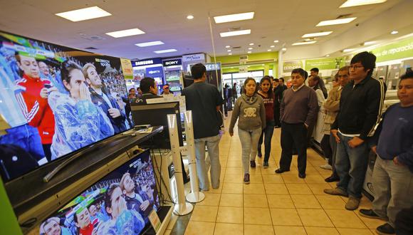 La venta de televisores se verá impulsada por el Mundial. (Foto: GEC)