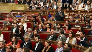 El Parlamento catalán aprueba la ley para amparar referéndum de independencia