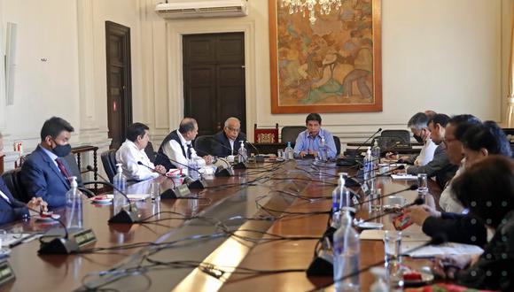 Castillo Terrones lidera la sesión de Consejo de Ministros. (Foto: Referencial/Presidencia)