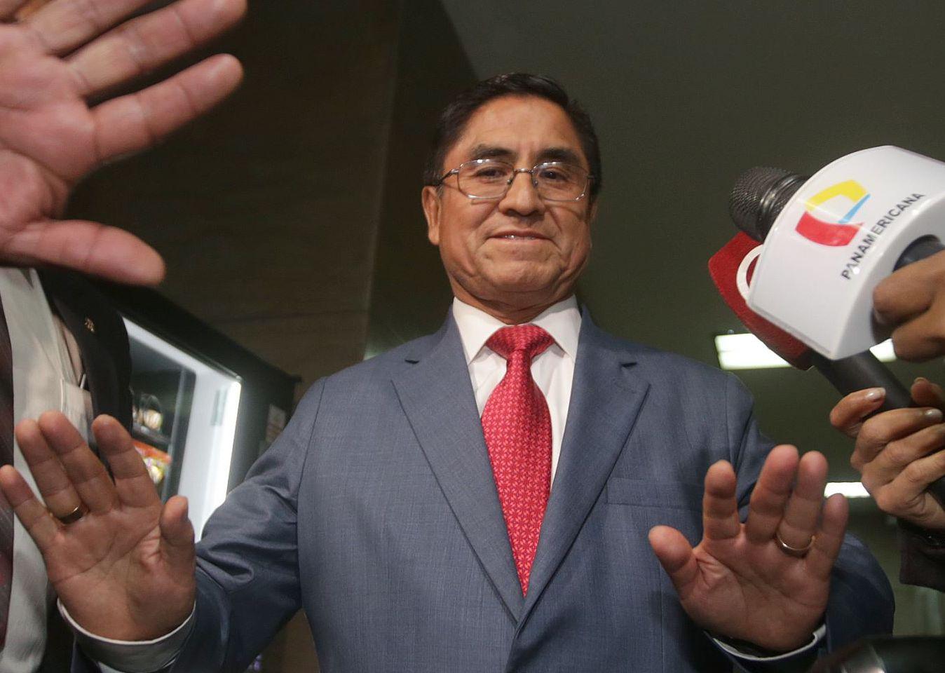 El suspendido juez supremo César Hinostroza fue denunciado por la fiscalía ante el Congreso. (Foto: Andina)