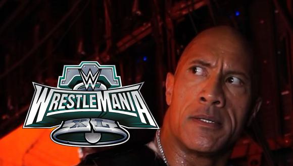 ¡No te pierdas a The Rock en WrestleMania 40! Sigue a Dwayne Johnson en vivo por Peacock TV y FOX Sports Premium. | Crédito: WWE.com / Composición Mix