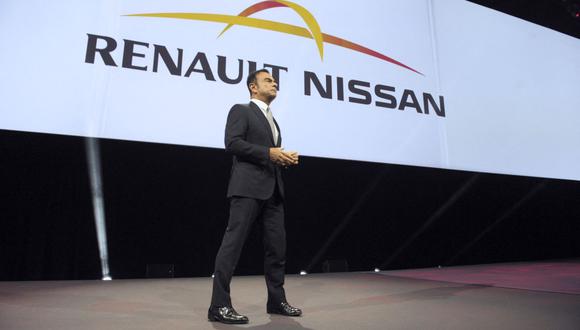 Cuando Carlos Ghosn presentó el nuevo vehículo Renault Kadjar en Saint-Denis, cerca de París, el 2 de febrero de 2015 (Foto: Eric Piermont / AFP)