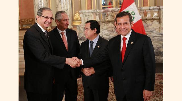 El Jefe del Estado, Ollanta Humala Tasso, presidió está mañana en Palacio de Gobierno la ceremonia de promulgación de la nueva Ley Universitaria (Foto: Sepres)