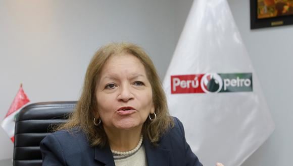 Isabel Tafur, presidenta de Perupetro S.A., explica el proceso de negociación directa por invitación por el cual buscan retomar producción del Lote 8