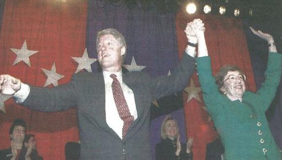 El presidente Clinton cerró ayer la campaña electoral del Partido Demócrata. Hoy se realizan las elecciones para renovar parte del Congreso norteamericano (foto Reuter).