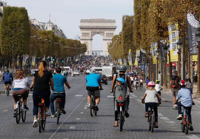 FOTO 3 | Si prefiere usar la bicicleta, un recorrido a dos 2 km de radio en la ciudad le tomaría media hora, mientras que en un radio de 8 kilómetros, puede tomarse entre 45 minutos y una hora. (Foto: AFP)