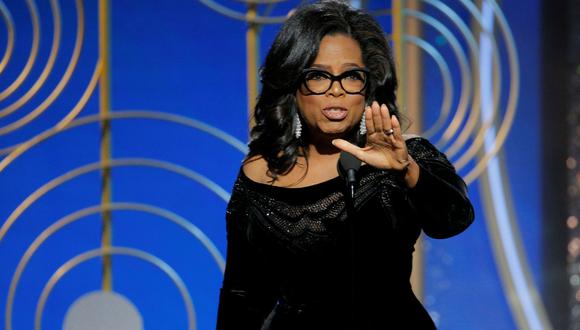 La estrella televisiva, Oprah Winfrey, recibió el reconocimiento Cecil B DeMille en los Globos de Oro.