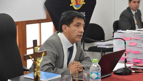 Juez Richard Concepción Carhuancho suspendió la audiencia para mañana miércoles a las 11:00 horas. (Foto: Agencia Andina)