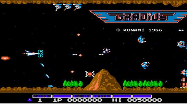 Sí, se trata de Vic Viper, protagonista de Gradiu. El estudio japonés era capaz de tocar numerosos géneros con grandes resultado.