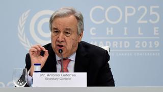 Guterres sobre la COP25: “Hemos perdido una batalla, pero no la guerra”