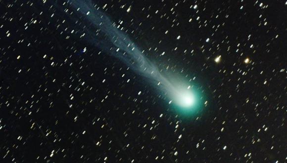 Imagen real del Cometa Diablo fotografiado en marzo desde el cielo del estado de Texas, Estados Unidos, antes de su perihelio que se dará el domingo 21 de abril. (Foto: Brian OttumBrian Ottum)