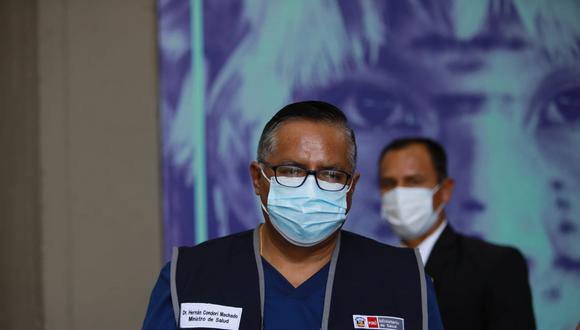 Hernán Condori, ministro de Salud, enfrenta serias acusaciones respecto a su rol como médico. (Foto: Juan Ponce Valenzuela / @photo.gec)