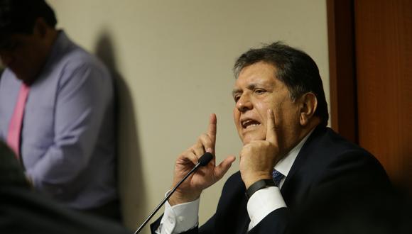 Alan García deslizó que las acciones del gobierno estarían relacionadas con "tapar" el caso Chinchero. (Foto: USI)