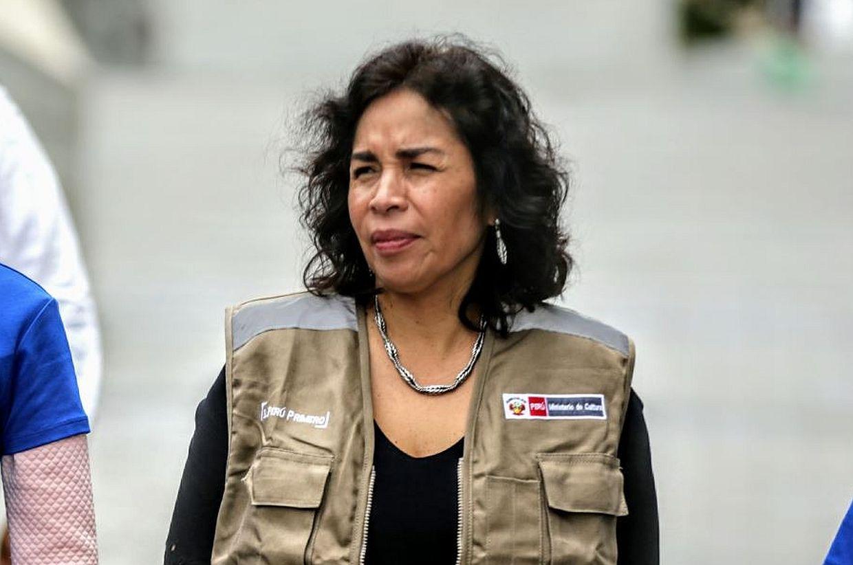 La ministra de Cultura, Patricia Balbuena,&nbsp;sostuvo que acudir al Congreso es parte del ejercicio democrático. (Foto: GEC)