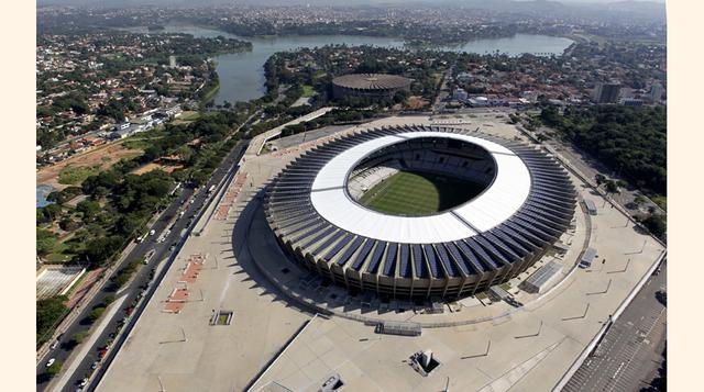 El aforo de su remodelado Estadio Mineirao es de 64,000 espectadores. El primer partido que se disputará por el Mundial 2014 será entre Colombia y  Grecia el 14 de junio. (Foto:Getty Images)