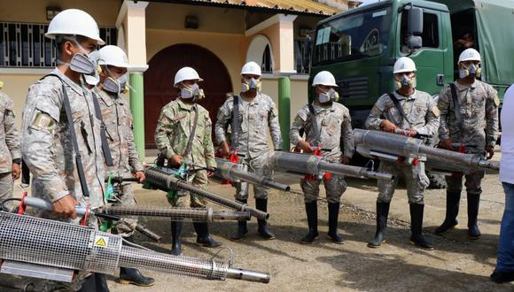 Ejército y Policía Nacional se suman a la tarea de lucha contra el dengue. (Foto: Minsa)