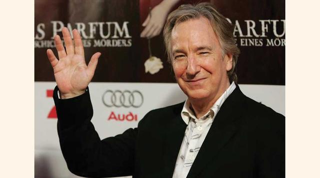 Alan Rickman. Cómo no recordar a Rickman por su icónico papel en Die Hard y, por supuesto, en la saga Harry Potter. El profesor Severus Snape falleció el 14 de enero a causa del cáncer de páncreas que padecía.