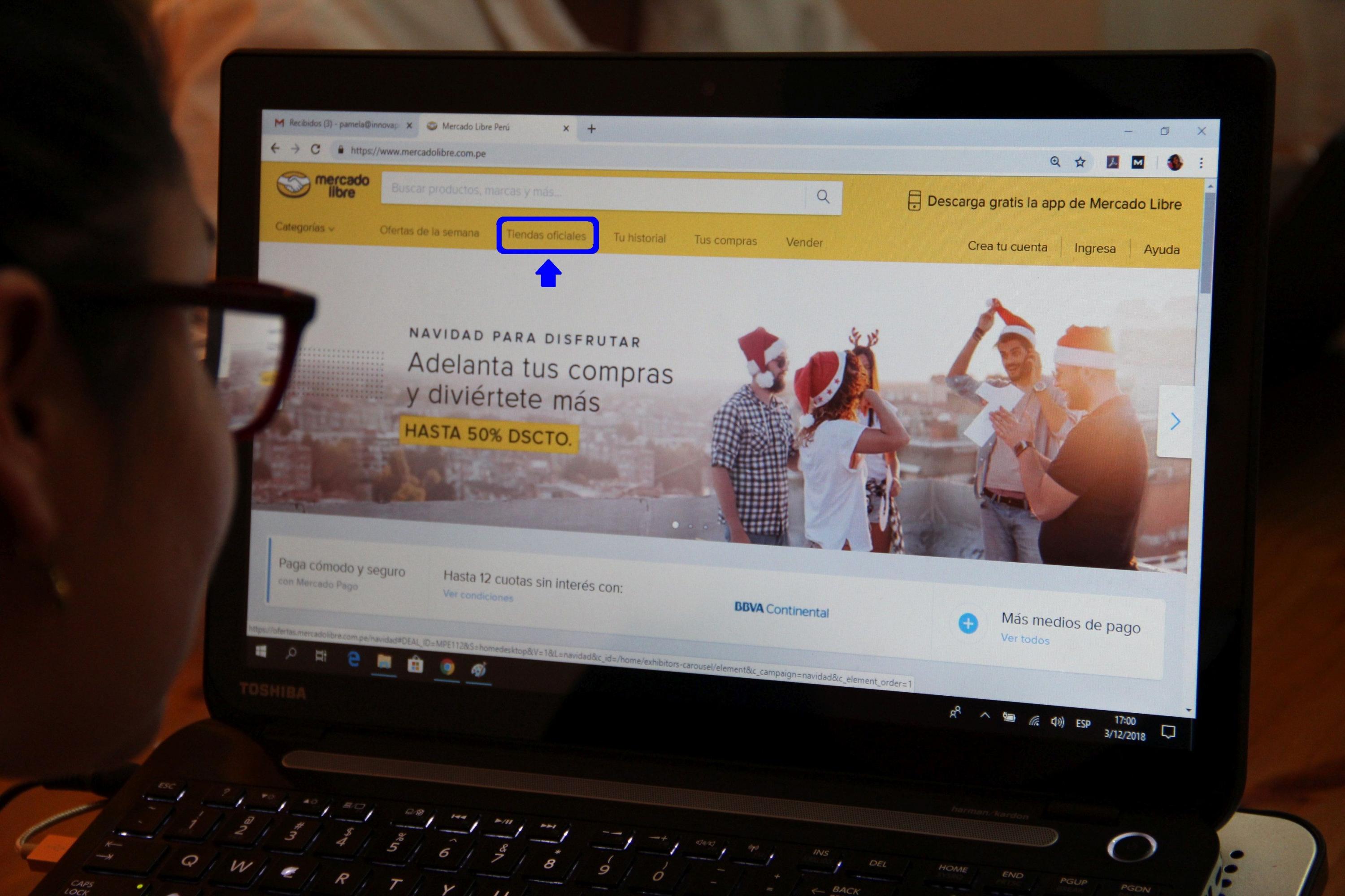 Mercado Libre Perú señala que las ventas en noviembre tienden a aumentar; pero el pico de ventas se concreta en el mes de diciembre.