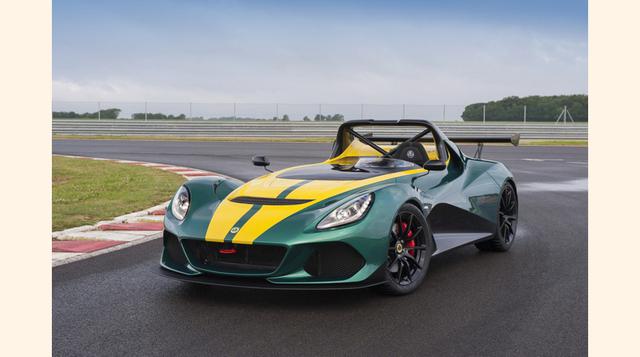 Lotus 3-Eleven. Presentado en el Goodwood Festival of Speed el Lotus 3-Eleven es el coche más rápido y más caro jamás creado por Lotus. Cuenta con un motor V6 de 3.5 litros que desarrolla 450 caballos de fuerza. (Foto: Megaricos)