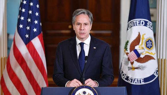 Secretario de Estado de Estados Unidos, Antony Blinken. (Foto: AFP)
