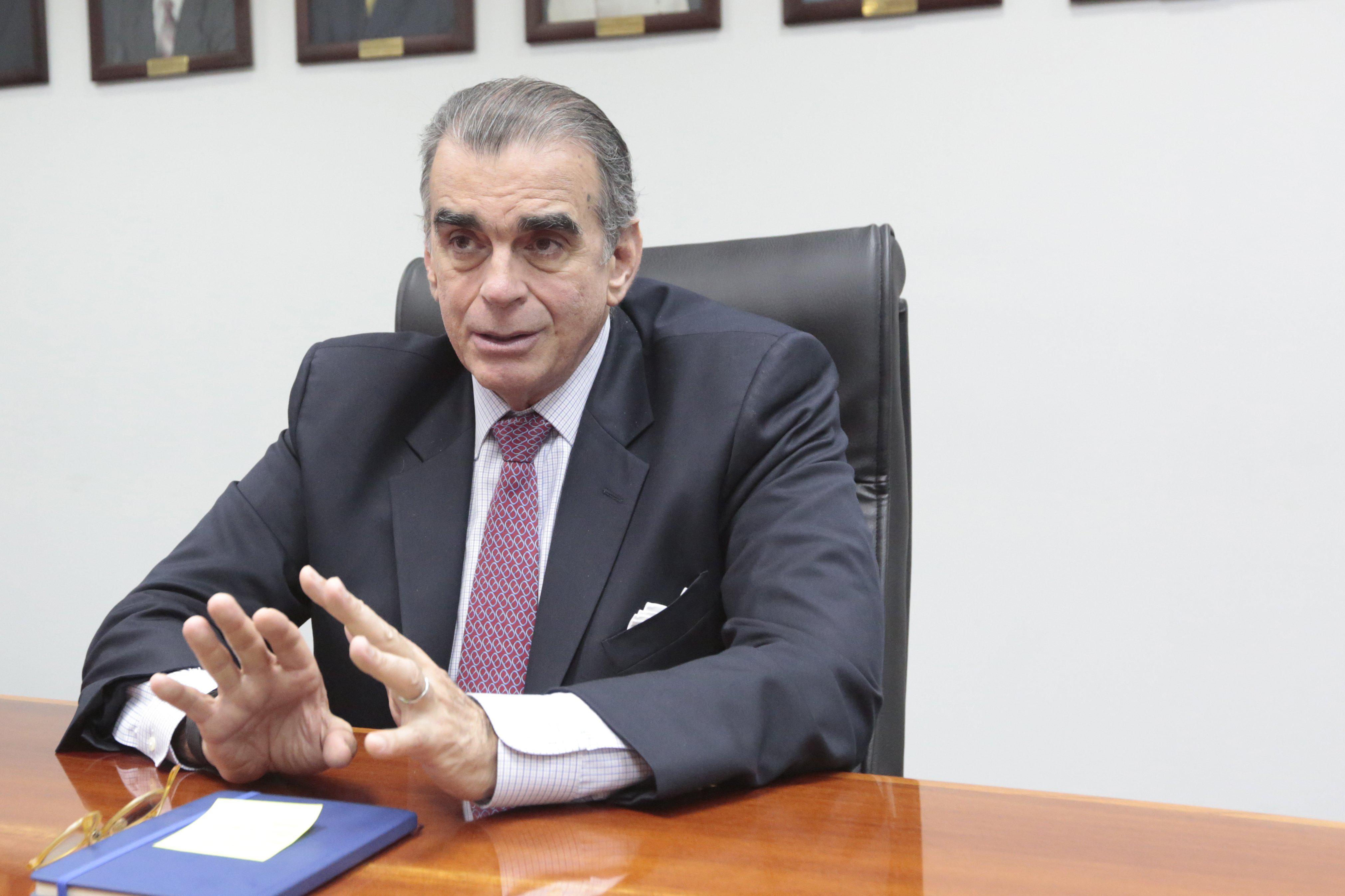 Pedro OIaechea, presidente del disuelto Congreso. (Foto: GEC)