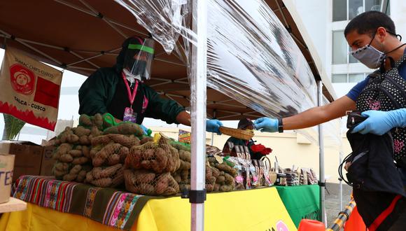 Mercados de Miraflores deberán acatar normas de bioseguridad. (Foto: Alessandro Currarino/GEC)