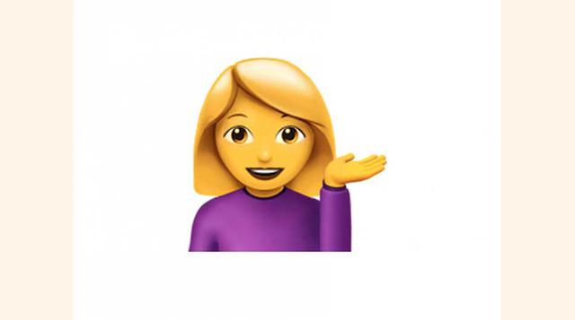 La gente a menudo usa este emoticon para transmitir falta de respeto, pero en realidad es una persona que brinda atención al cliente.