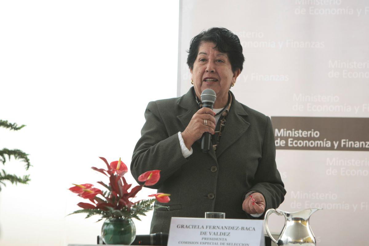 Graciela Fernández-Baca Calderón de Valdez (Foto: GEC/Archivo)