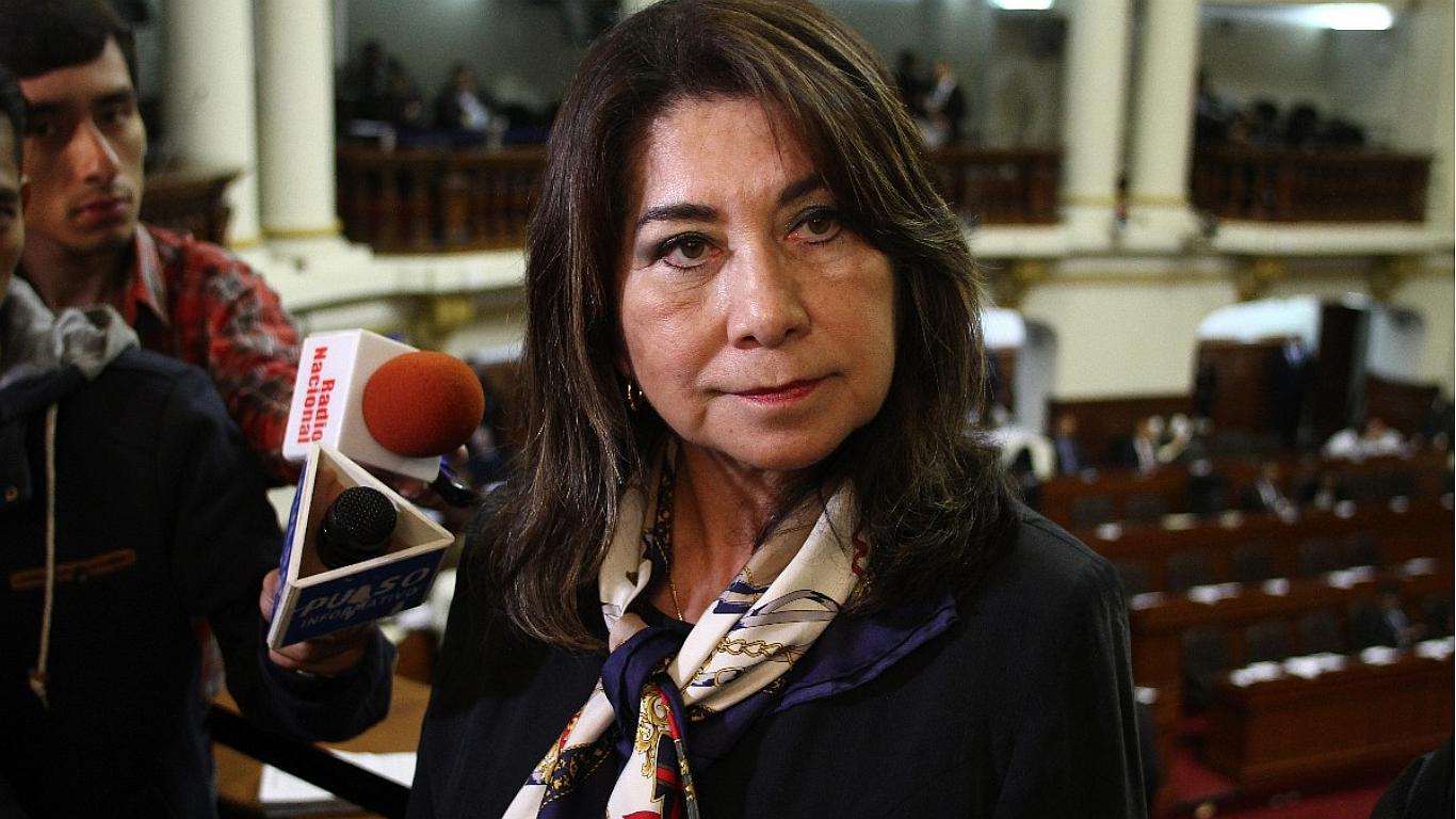 Martha Chávez forma parte de la lista al Congreso por Fuerza Popular con el número 1. (Foto: GEC)