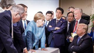 La foto viral de la cumbre del G7 provoca debate