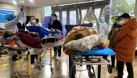 Ha habido informes de que los hospitales en China están abrumados por pacientes con COVID. (Foto: AFP)