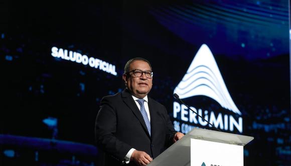 Premier Otárola anuncia en #PERUMIN36: "El lunes 2 de octubre se presentará como primer punto de la agenda del Consejo de Ministros, la aprobación de la Ventanilla Única Digital.  (Foto: Twitter)