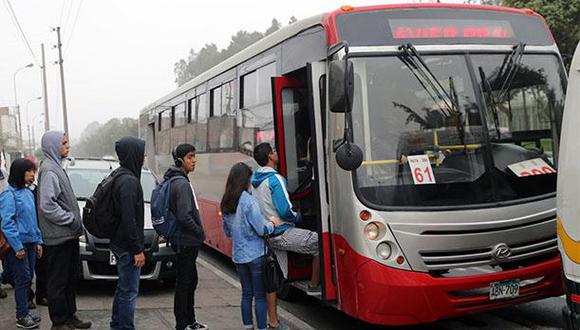 Buses de Corredores Complementarios dejarán de circular desde el martes 28 de junio. (Foto: Agencia Andina)