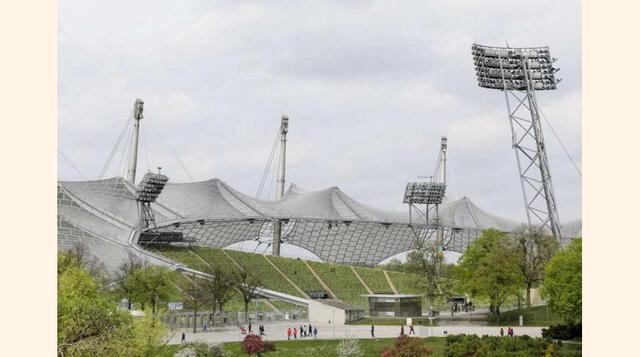 Estadio Olímpico de Múnich, del arquitecto Frei Otto. Son piezas que se están convirtiendo en iconos de las ciudades.
